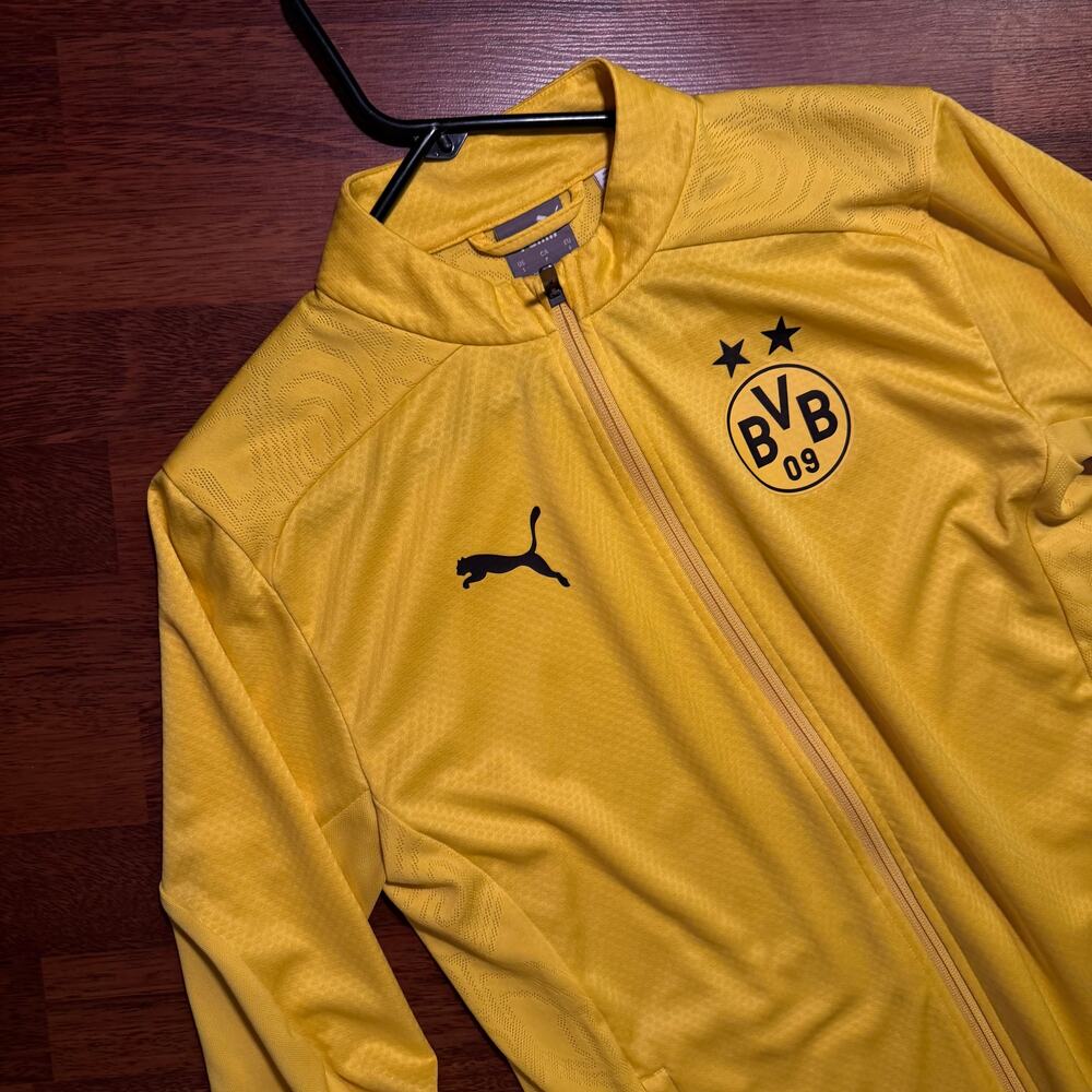 Puma BVB Borussia Dortmund Training Jackeet 24/25 Faster Yellow Puma Black Sz